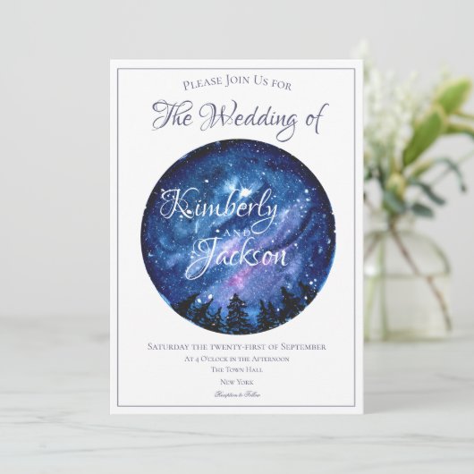 星空 招待状 (スタンド正面)