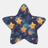 星空 星シール (正面)