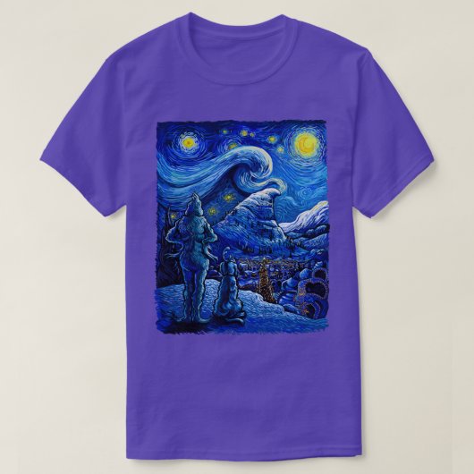 星空 Tシャツ (デザイン正面)