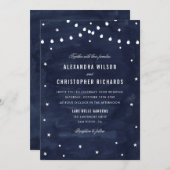 星素朴の夜のストリングラ結婚イト 招待状 (正面/裏面)