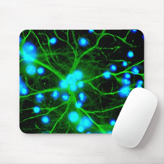 星細胞は脳の星型グリア細胞である マウスパッド (マウス)