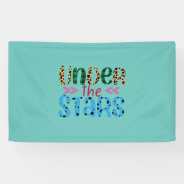 星結婚の下での贈り物 横断幕