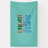 星結婚の下での贈り物 横断幕 (縦)