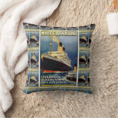 星線（白） クッション (ブランケット)