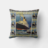 星線（白） クッション (裏面)