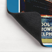 星線（白） マウスパッド (コーナー)