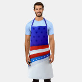 星縞エプロン エプロン (着用した状態)