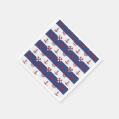 星航海のと縞模様 スタンダードカクテルナプキン (角)