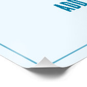 星航海の。コンパスバラ。セーラーギフトテンプレート ポスター (コーナー)