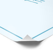 星航海の。コンパスバラ。セーラーギフトテンプレート ポスター (コーナー)