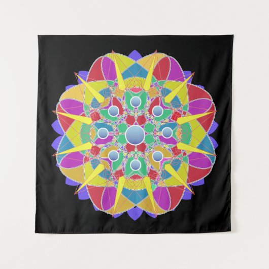 星花 タペストリー (正面)