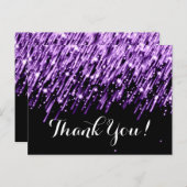 星落ちパープルありがとう ポストカード (正面/裏面)
