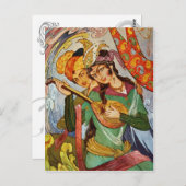 星葉書きニンフ ポストカード (正面/裏面)