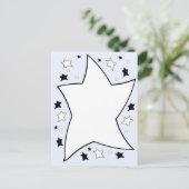 星薄紫 ポストカード (スタンド正面)