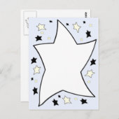 星薄紫 ポストカード (正面/裏面)