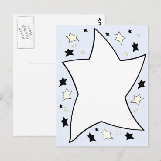 星薄紫 ポストカード (正面/裏面)