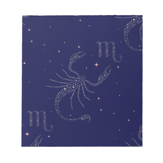 星蠍座 ノートパッド (正面)