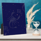 星蠍座 フォトプラーク (側面)