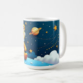 星見テディ宇宙飛行士 コーヒーマグカップ (正面右)