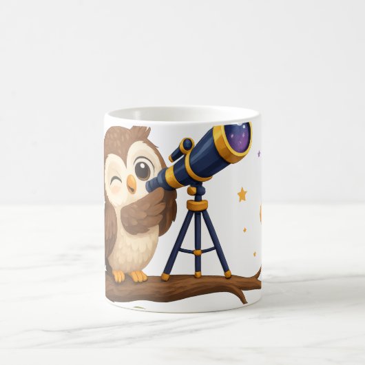 星見フクロウ コーヒーマグカップ (中央)