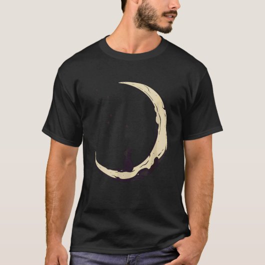 星見猫三日月星時計オリオン座 Tシャツ (正面)