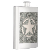 星記号ピクセルデジタル偽装 フラスク (右)