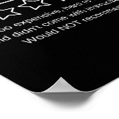 星評価ハート攻撃おもしろいハート病に対応 ポスター (角)