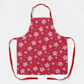 星赤と白 エプロン (正面)