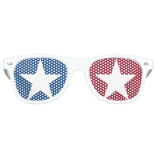 星赤白青 レトロサングラス (正面)