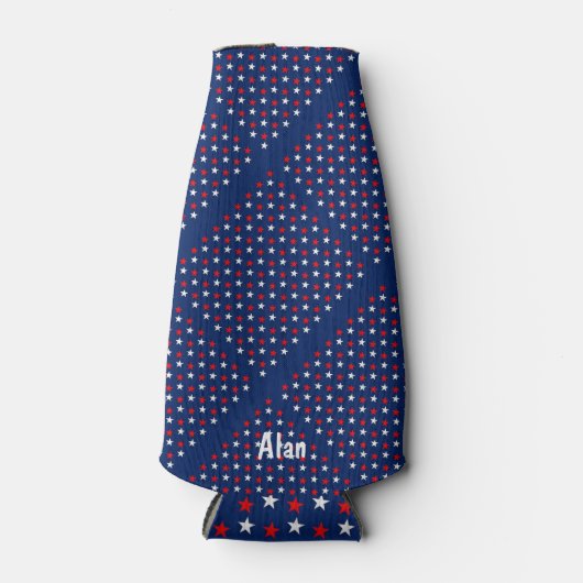 星赤白/青クール ボトルクーラー (正面)