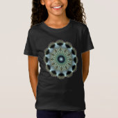 星輝くフラクタル模様 Tシャツ (正面)