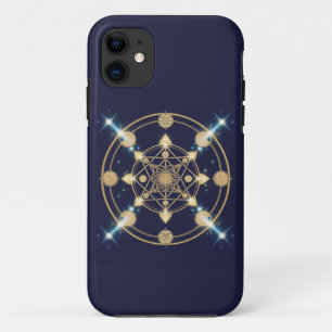 星輝く幾何学 – 無限のコード iPhone 11 ケース