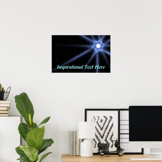 星輝く ポスター (ホームオフィス)