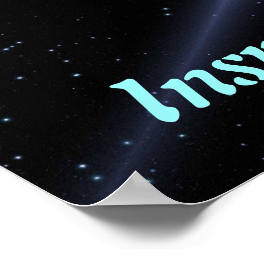 星輝く ポスター (角)