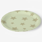 星輝く：星の紙プレート ペーパープレート (アングル)