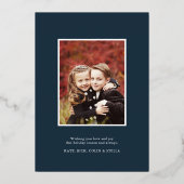 星輝く | Peace On Earth写真 箔シーズンカード (裏面)