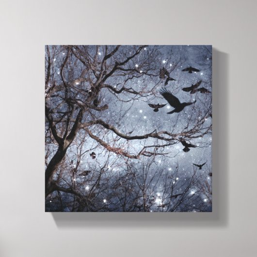 星野のカラス キャンバスプリント (正面)