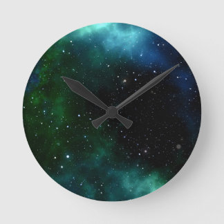 星銀河グラデーション ラウンド壁時計