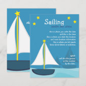 星間のセーリング 招待状 (正面/裏面)