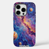 星間の渦巻き旋回：惑星Vista Case-Mate iPhoneケース (裏面)