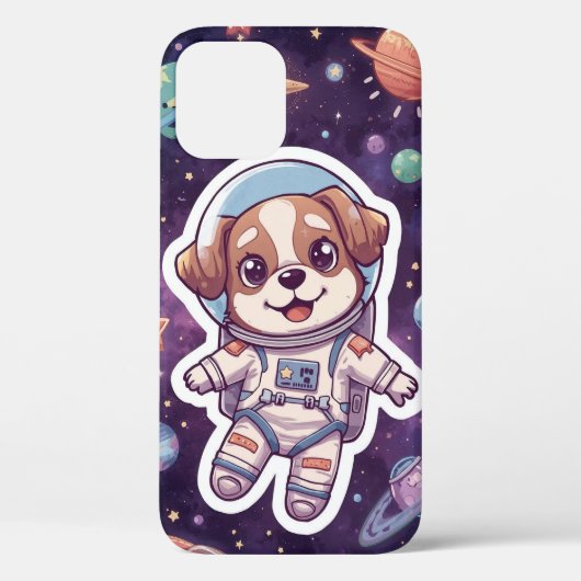 星間の足 – かわいい宇宙犬in冒険 Case-Mate iPhoneケース (裏面)