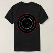 星間ステッカー Tシャツ (デザイン正面)