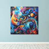 星間ラプソディ キャンバスプリント (インサイチュ (ウッドフロア))