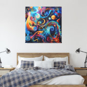 星間ラプソディ キャンバスプリント (インサイチュ (寝室))