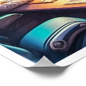 星間旅行ポスター ポスター (角)