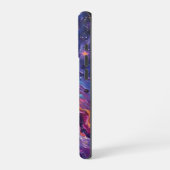 星間渦巻き:惑星の風景 iPhoneケース (左側面)