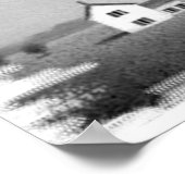 星間白黒 ポスター (角)