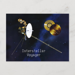 星間航海の宇宙船 ポストカード