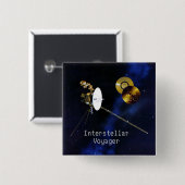 星間航海の宇宙船 缶バッジ (正面&裏面)