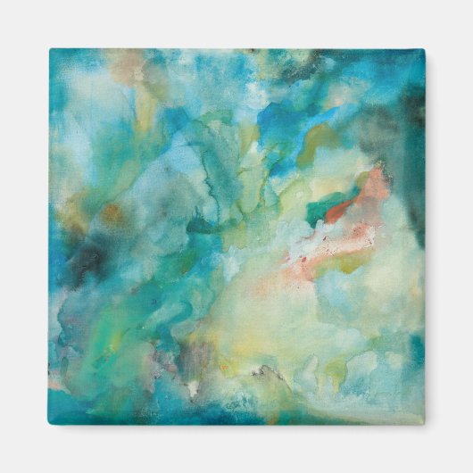 星間 |ティール（緑がかった色）ブルースカイ マグネット (正面)